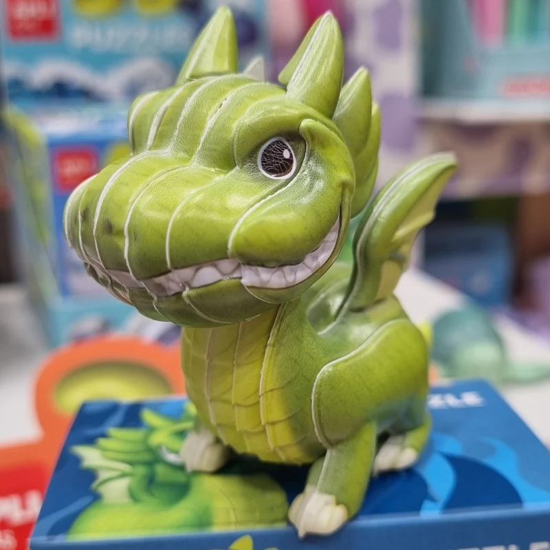 3D-Puzzle Drachen – Rosa