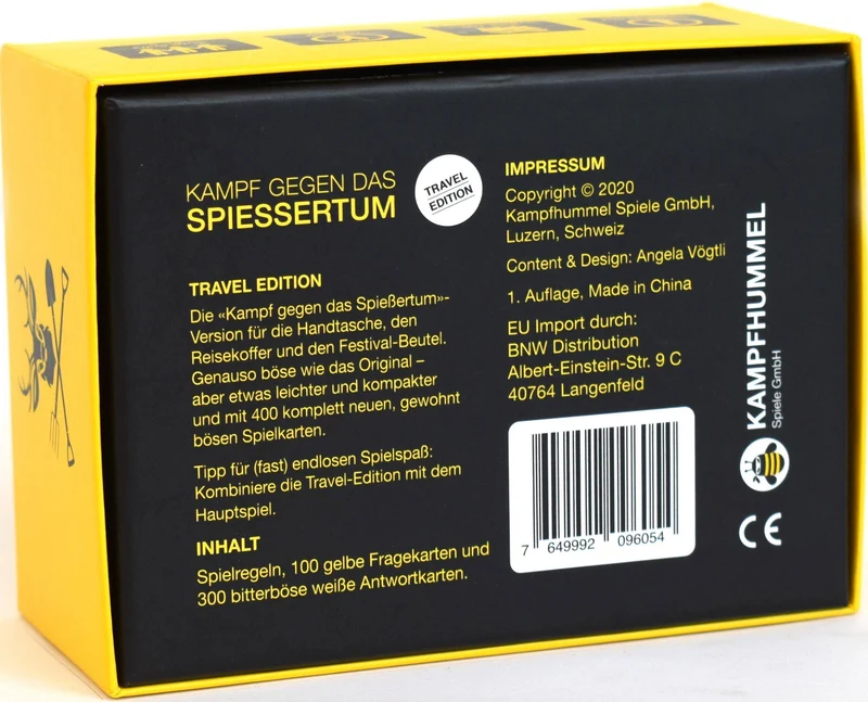 Kampf gegen das Spießertum Travel Edition