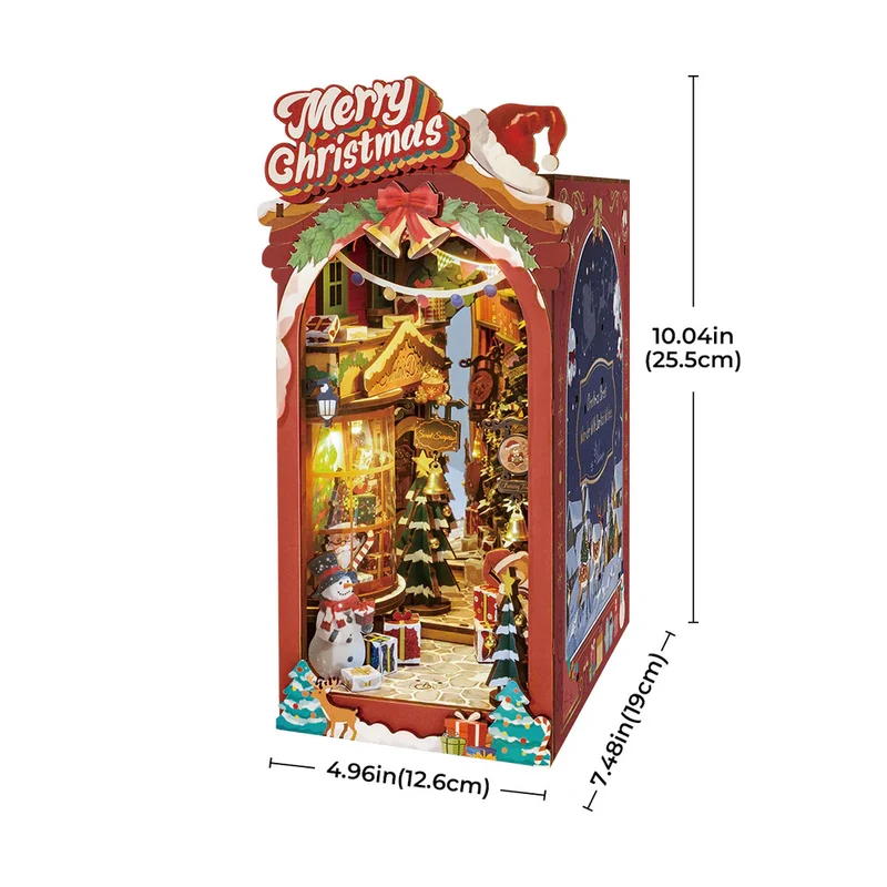 Book Nook - Christmas Street (Wood)