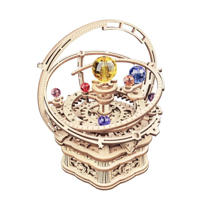 3D Mechanical Music Box - Starry Night (Wood)