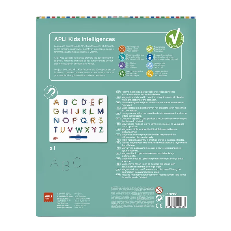 Magnetische Tafel – Buchstaben ABC