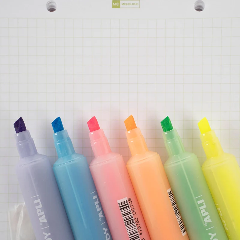 Fluoreszierender Marker mit doppelter Spitze – Candy Grün