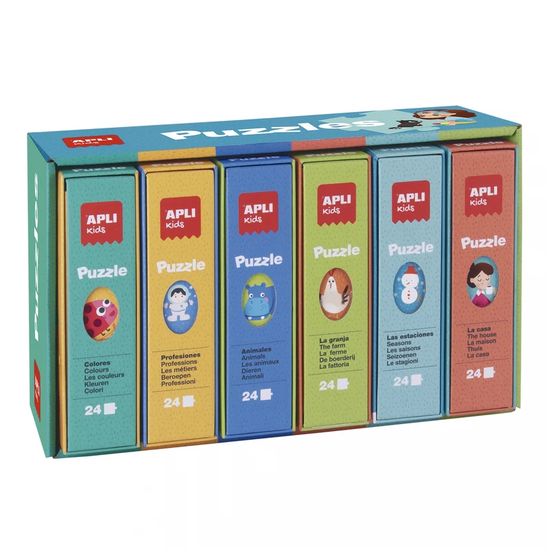 Set Lernpuzzles 6 Stück