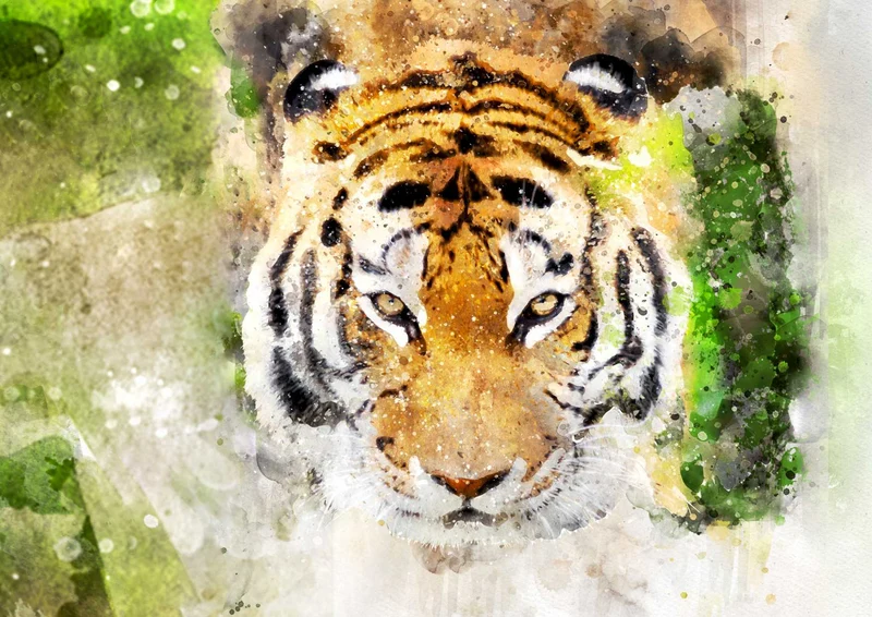 91313 Hintergründe - Tiger Puzzle