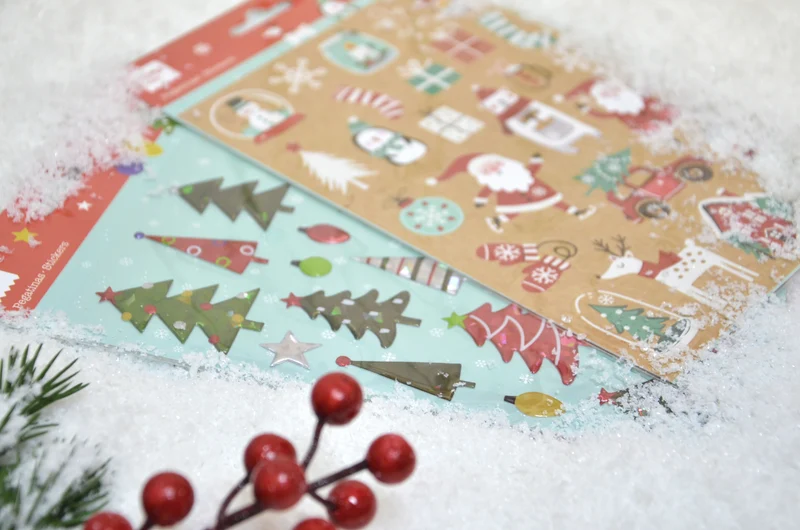 Weihnachtsaufkleber – Weihnachtsbäume