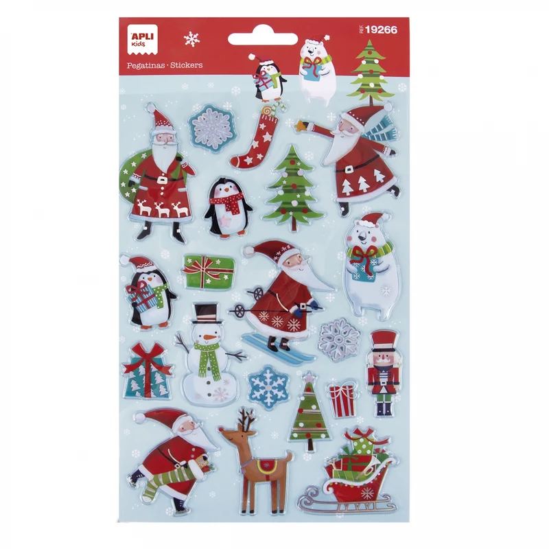 Weihnachtsaufkleber – Santa Claus