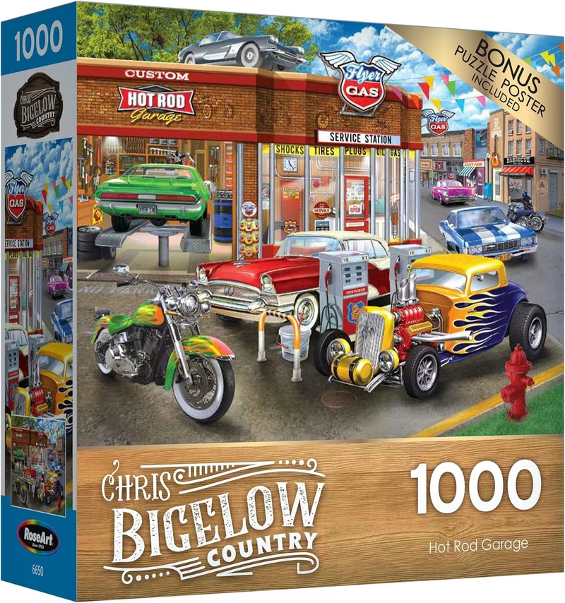 DMG Hot Rod Garage, Chris Bigelow (1000pcs) (DAMAGED BOX)