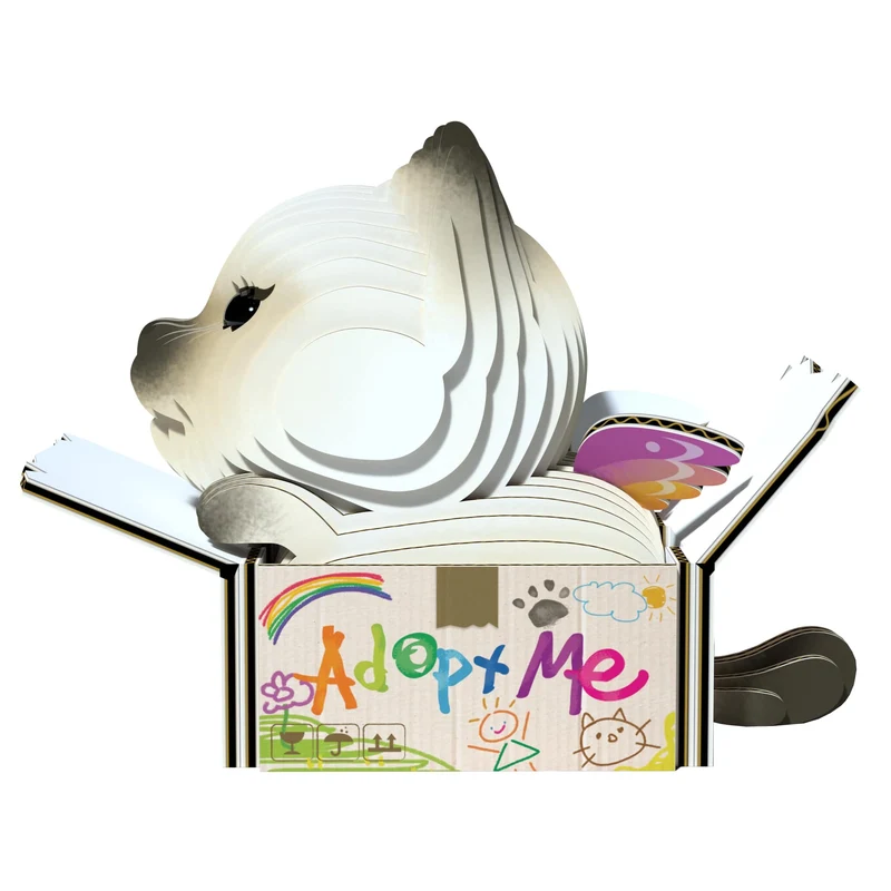 Öko-Puzzle 3D – Siamkatze Mocha