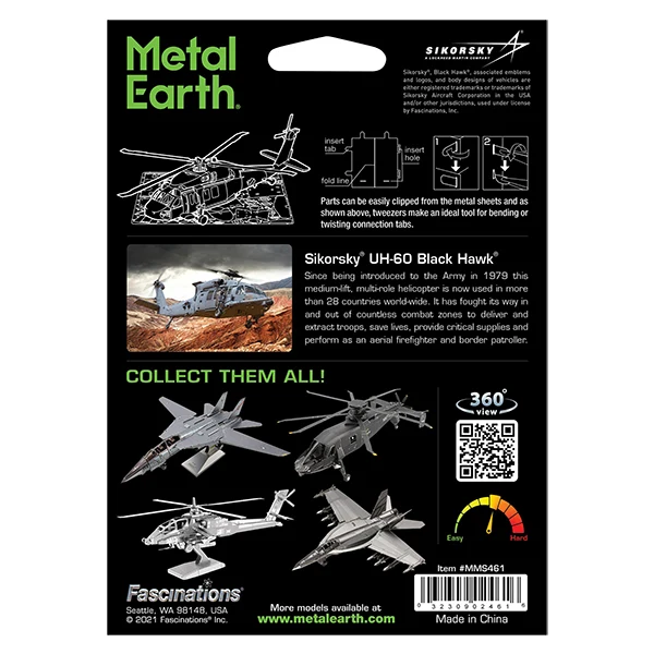 Metal Earth® - 3D UH-60 Black Hawk®