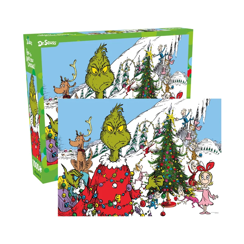 Grinch Christmas (1000pcs) (Glitter)