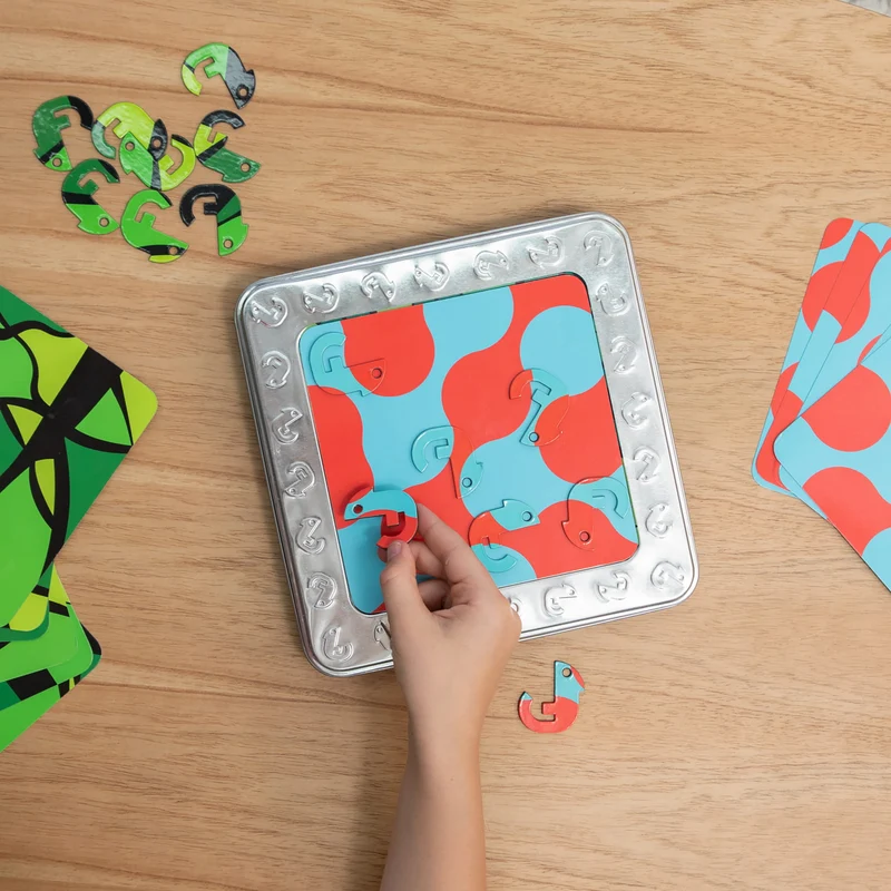 Magnetisches Puzzlespiel – Chamäleons