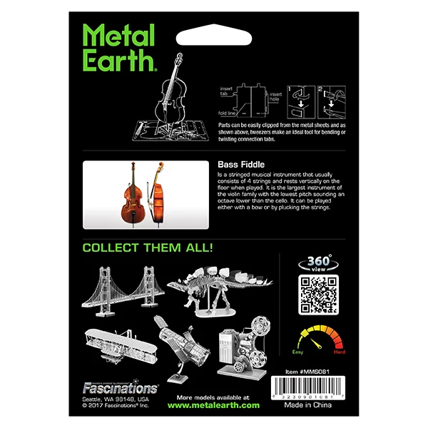 Metal Earth® - 3D Bass Fiddle