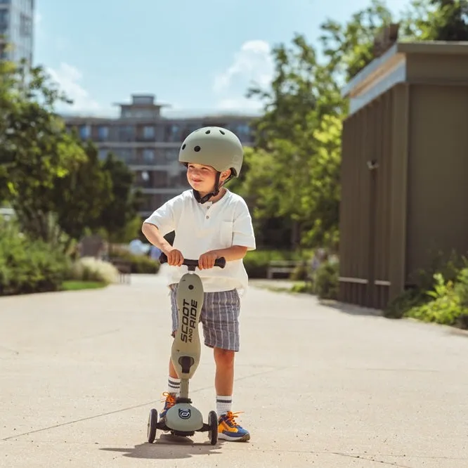 Laufrad und Fahrrad 2in1 Highwaykick 1-5 Jahre - Olive