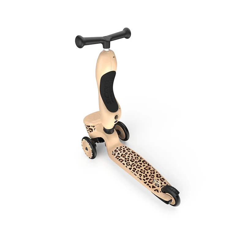 Laufrad und Fahrrad 2in1 Highwaykick 1 Lifestyle 1-5 Jahre - Leopard
