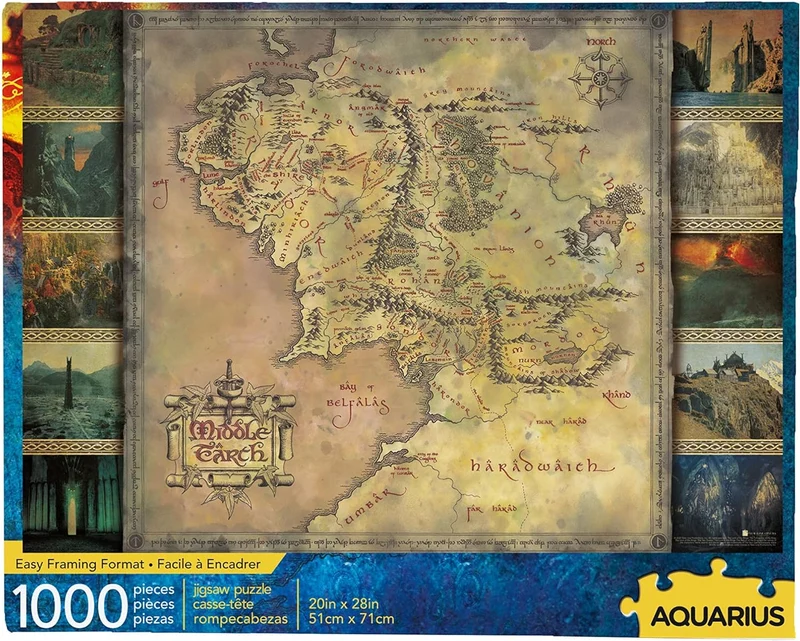 The Lord of the Rings Map (1000pcs)