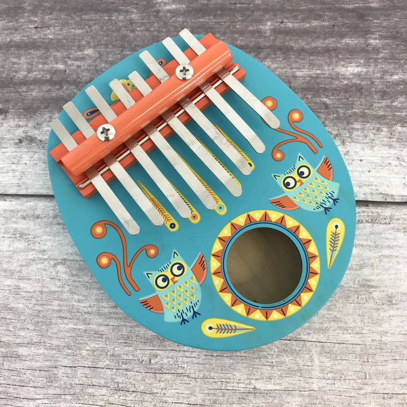 Holz-Kalimba-Instrument - Eule