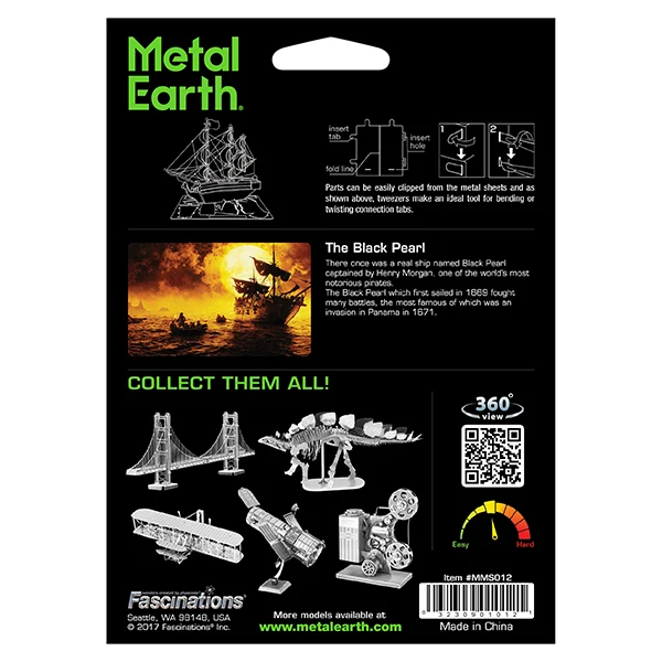 Metal Earth® - 3D Pirate Ship - The Black Pearl