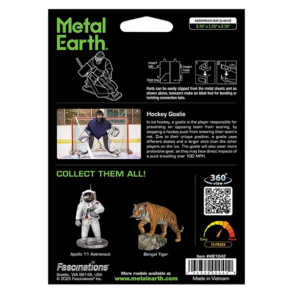 Metal Earth® - 3D Hockey Goalie
