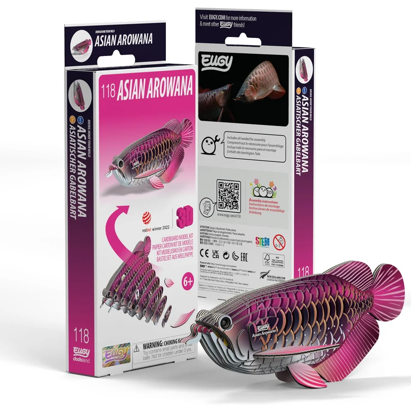 Öko-Puzzle 3D - Asiatischer Arowana