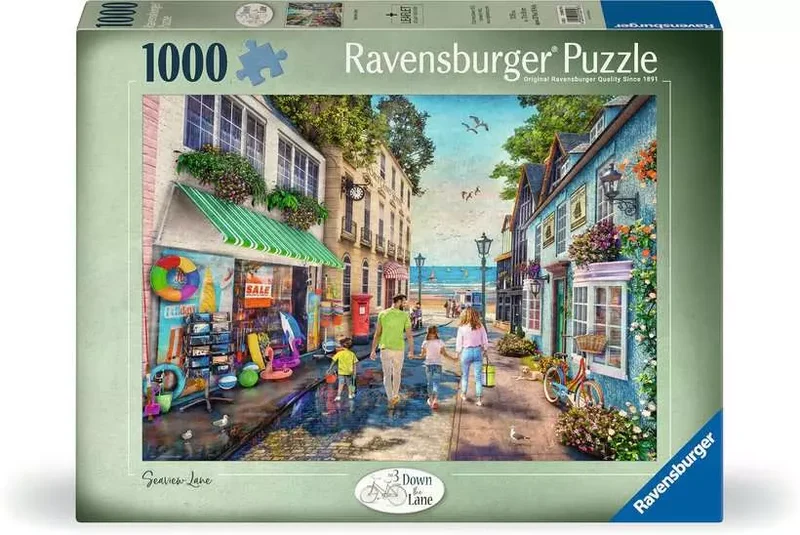 DMG Ravensburger No. 3 Down the Lane - Seaview Lane, Dominic Davison (1000pcs) (DAMAGED BOX)