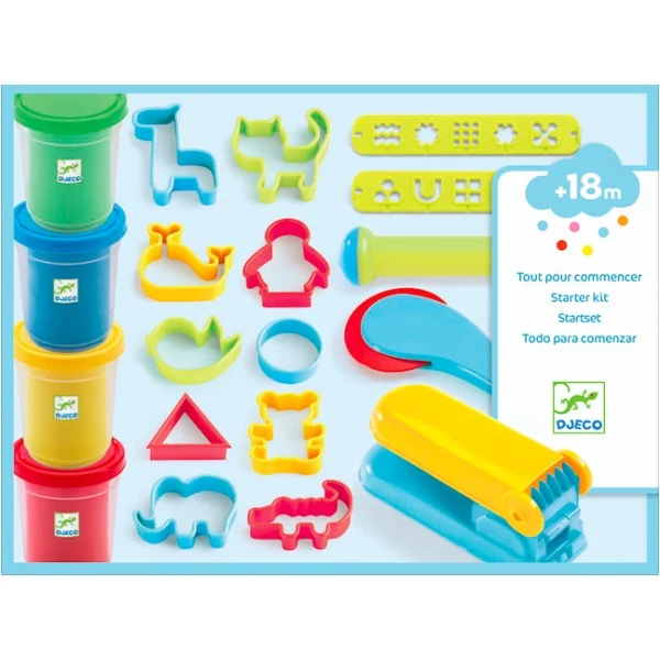 Knetmasse-Set - 21 Teile