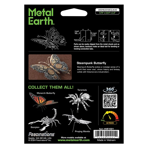Metal Earth® - 3D Steampunk Butterfly