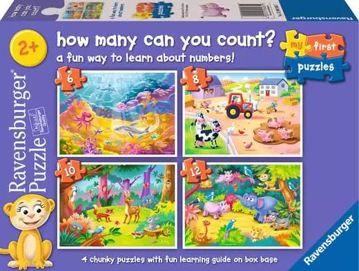Ravensburger How Many Can You Count? (6, 8, 10, 12pcs)
