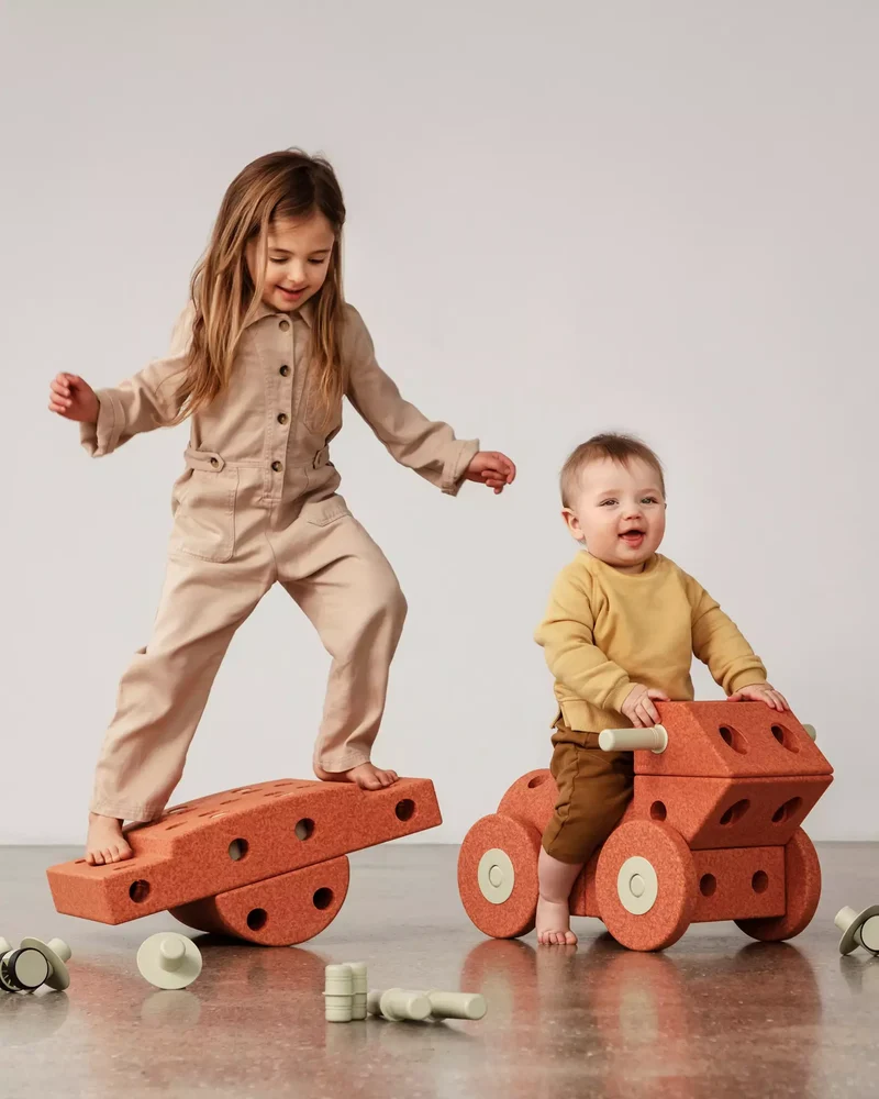 Kreative Bausteine zur Förderung der Grobmotorik Dreamer Set – orange 25 in 1