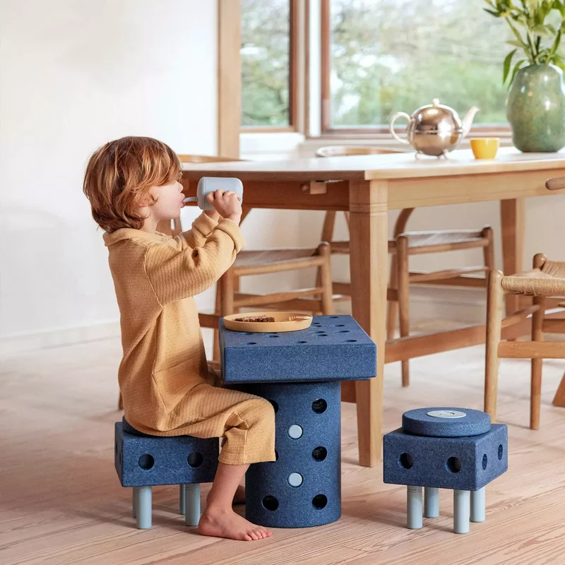Kreative Bausteine zur Förderung der Grobmotorik Dreamer Set – blau 25 in 1