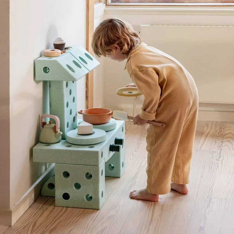 Kreative Bausteine zur Förderung der Grobmotorik Dreamer Set – blau 25 in 1