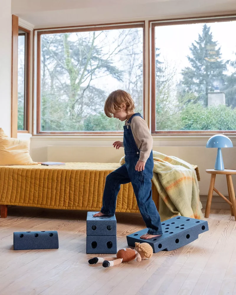 Kreative Bausteine zur Förderung der Grobmotorik Dreamer Set – blau 25 in 1