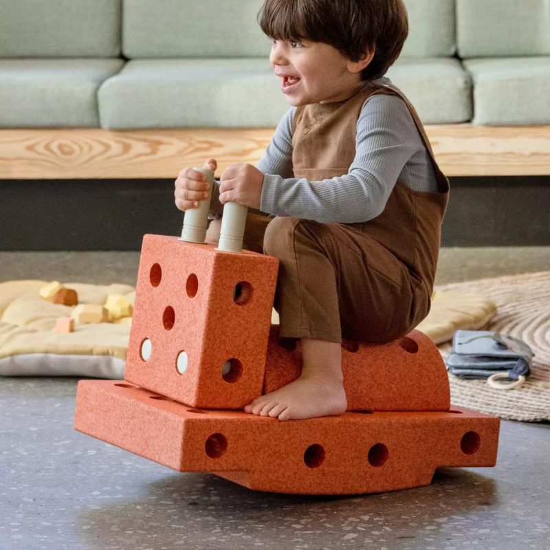 Kreative Bausteine zur Förderung der Grobmotorik Explorer Set – orange 15 in 1