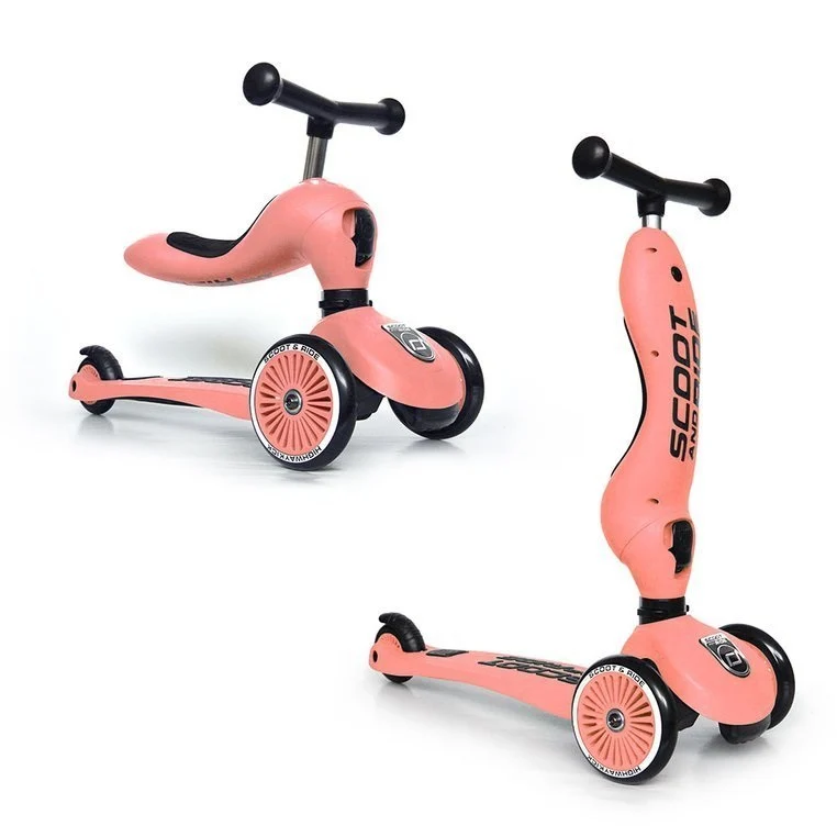 Laufrad und Fahrrad 2in1 Highwaykick 1-5 Jahre - Peach