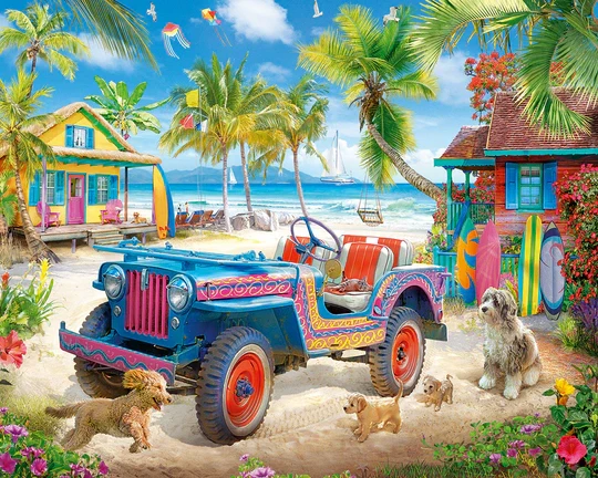 Beach Escape, Angelo Bonito (1000pcs)