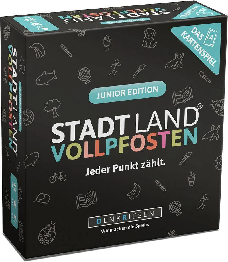 Stadt Land Vollpfosten - Das Kartenspiel: Junior Edition