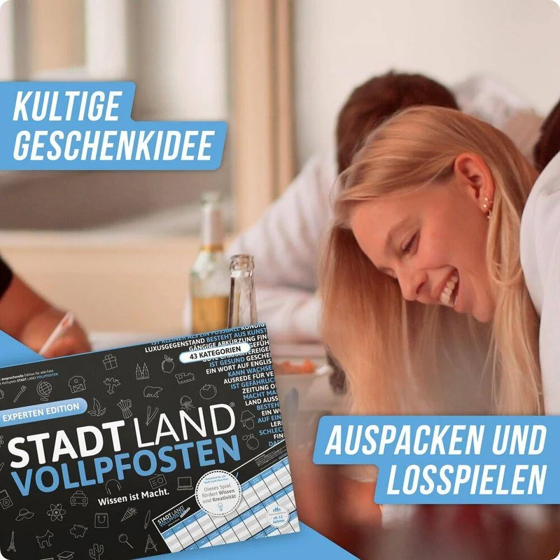 Stadt Land Vollpfosten - Experten Edition (DinA3-Format)
