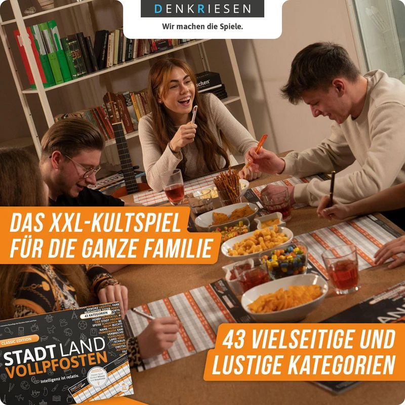 Stadt Land Vollpfosten - Classic Edition (DinA3-Format)