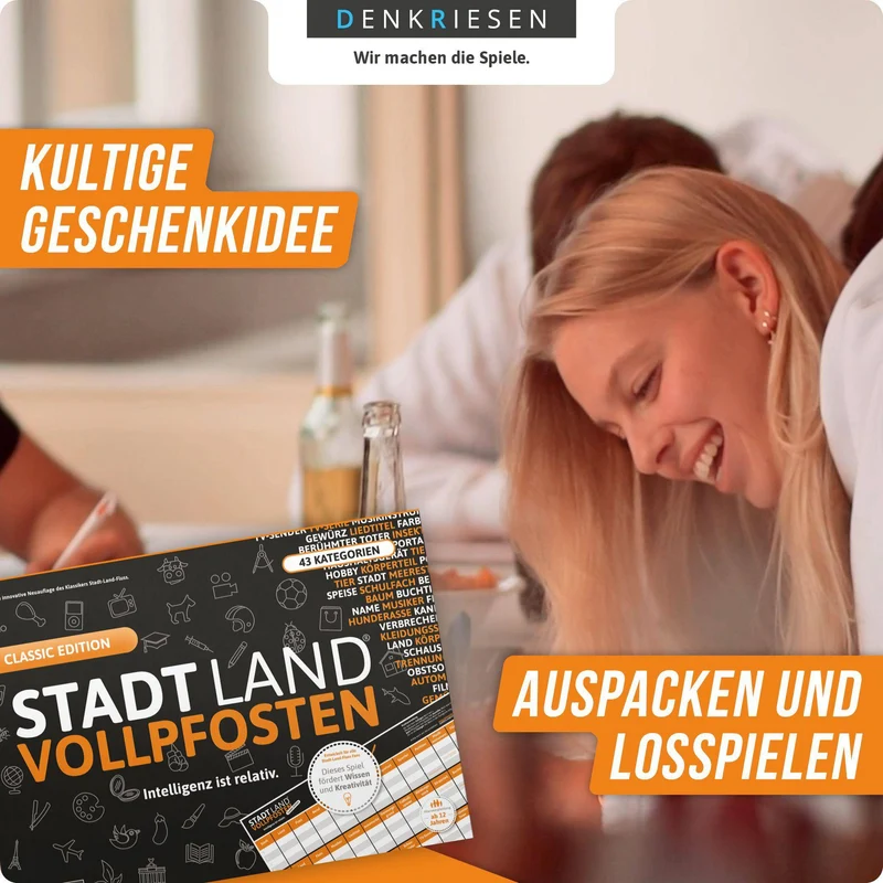Stadt Land Vollpfosten - Classic Edition (DinA3-Format)