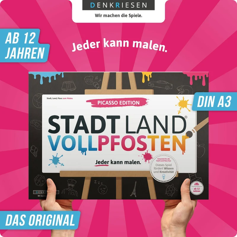 Stadt Land Vollpfosten - Picasso Edition (DinA3-Format)