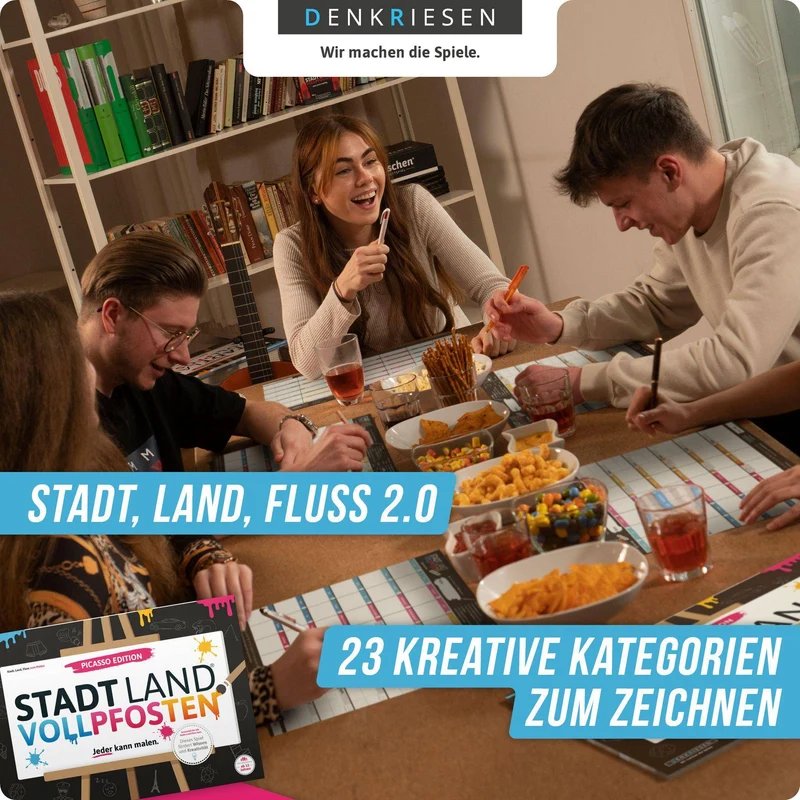 Stadt Land Vollpfosten - Picasso Edition (DinA3-Format)