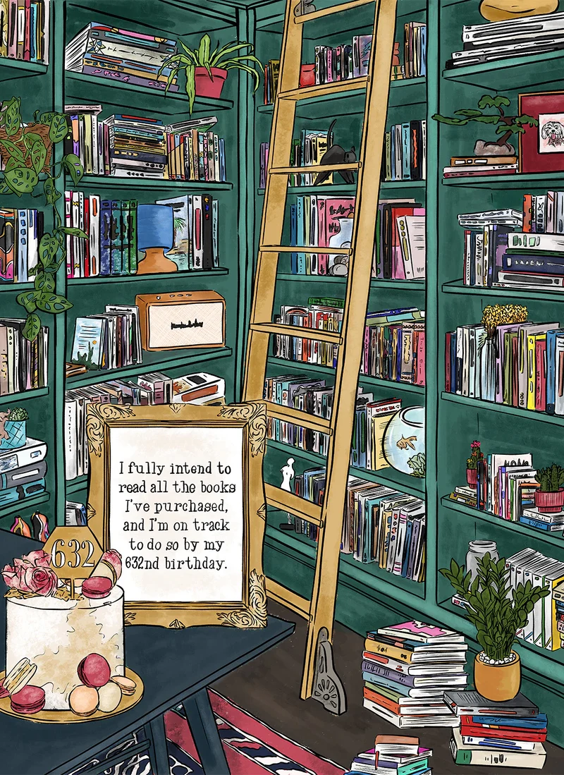 I Fully Intend to Read All The Book I've Purchased (1000pcs)