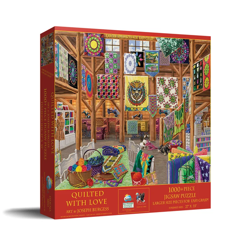 Quilted with Love, Joseph Burgess (1000pcs) (EZ Grip)