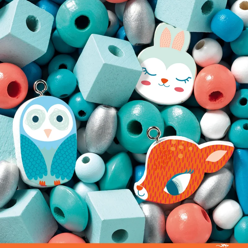 Set zum Basteln von Schmuck - Kleine Tiere