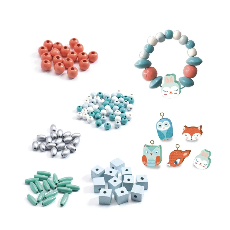 Set zum Basteln von Schmuck - Kleine Tiere