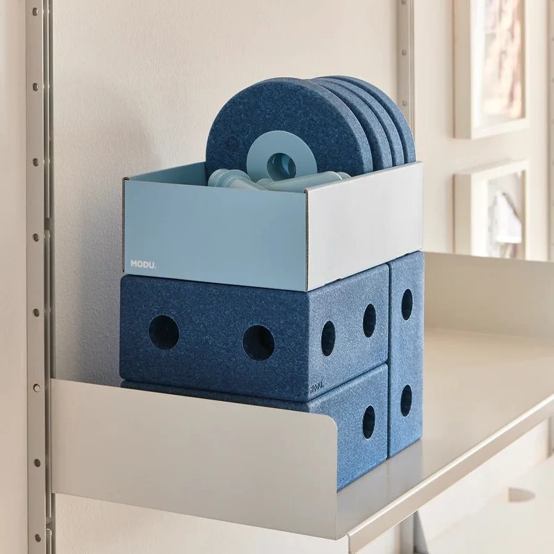 3-in-1-Schieber – blau