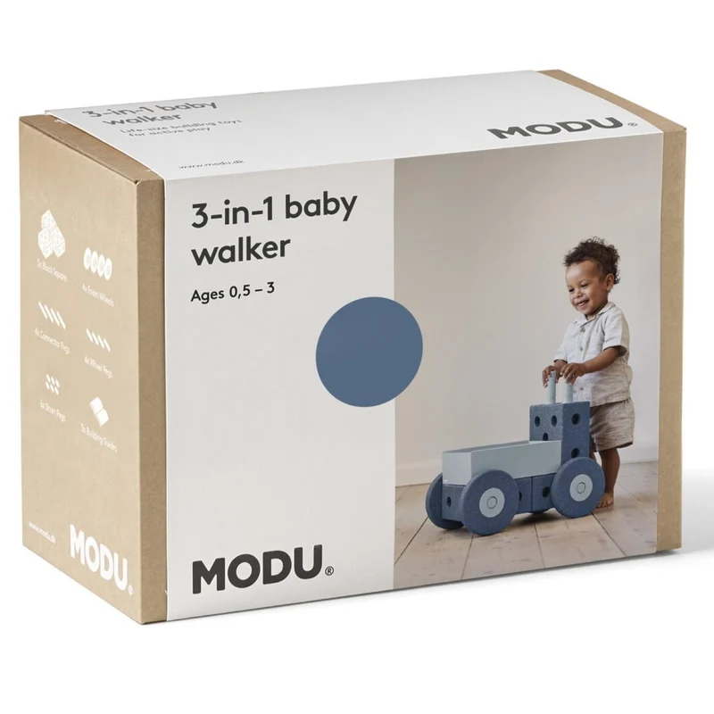 3-in-1-Schieber – blau