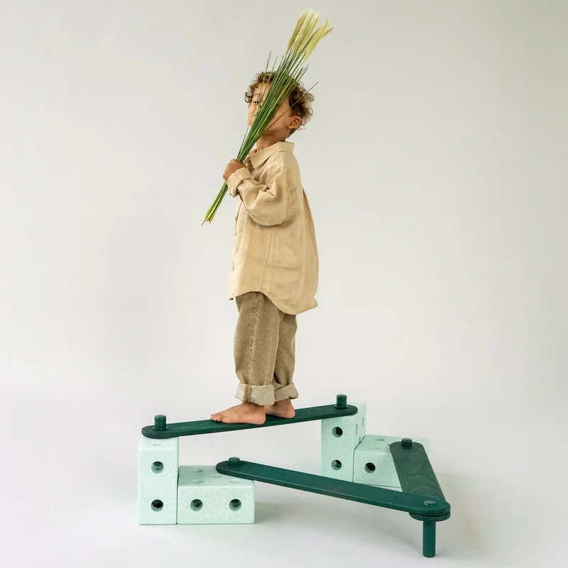 Beams Balance Board – Ocean Mint/Forest Green 2 Stück
