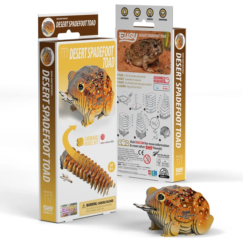 Öko-Puzzle 3D – Wüstenkröte