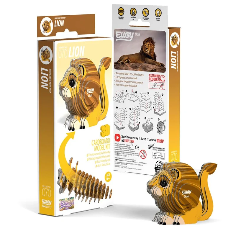 Öko-Puzzle 3D – Löwe