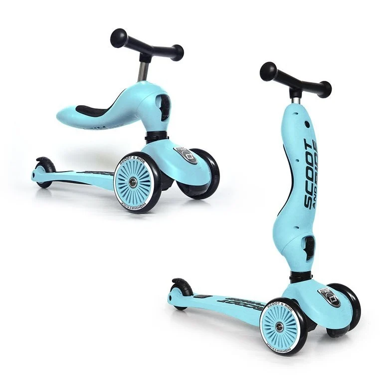 Laufrad und Fahrrad 2in1 Highwaykick 1-5 Jahre - Blueberry